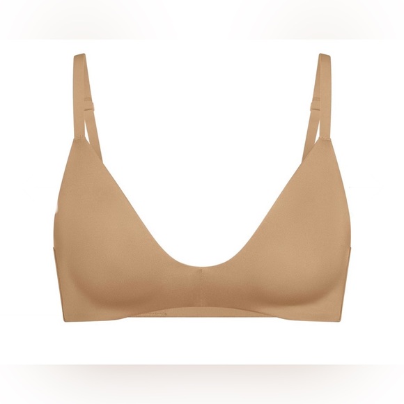 SKIMS Wireless Form T-shirt Demi Bra - NWT - Colors Clay/Ochre - Sizes 32 B/DD - Picture 8 of 8